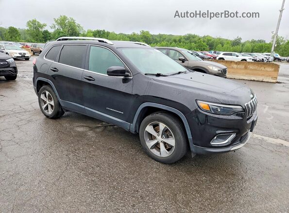 1C4PJMDX7KD371341 2019 JEEP CHEROKEE Черный Передняя правая четверть