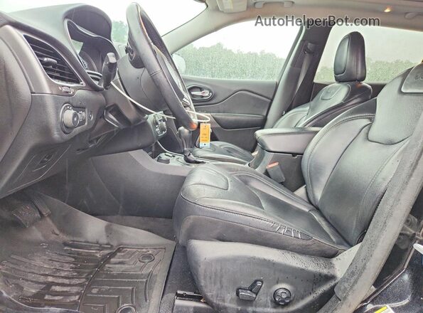 1C4PJMDX7KD371341 2019 JEEP CHEROKEE Черный Вид салона спереди
