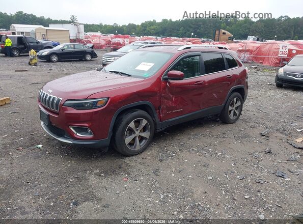 1C4PJMDX7KD377950 2019 JEEP CHEROKEE Red Przód lewy