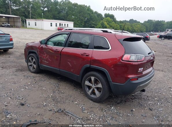 1C4PJMDX7KD377950 2019 JEEP CHEROKEE Red Tył lewy