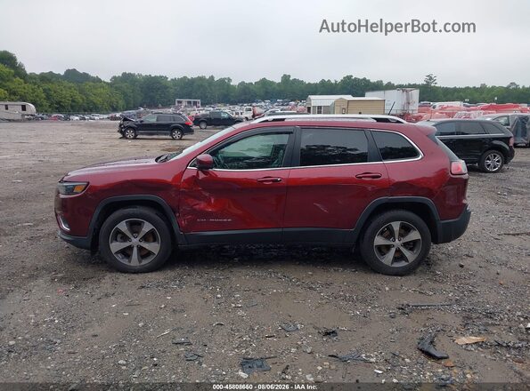 1C4PJMDX7KD377950 2019 JEEP CHEROKEE Red Widok wnętrza 360 stopni