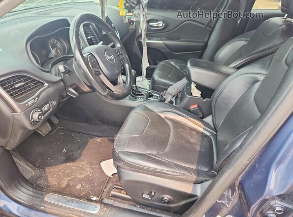 1C4PJMDX7LD583058 2020 JEEP CHEROKEE Синий Вид салона спереди