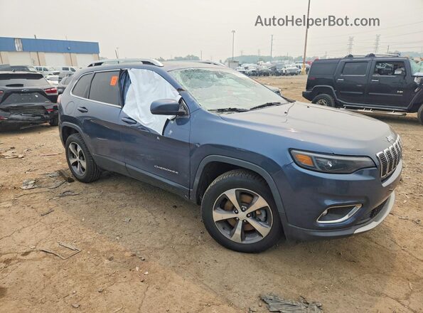 1C4PJMDX7LD583058 2020 JEEP CHEROKEE Синий Передняя правая четверть