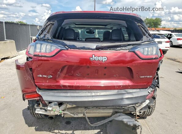 1C4PJMDX7MD175547 2021 JEEP CHEROKEE Red Vista de los asientos traseros