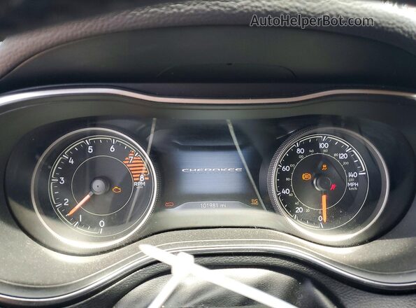 1C4PJMDX8KD284077 2019 JEEP CHEROKEE Charcoal Widok zestawu wskaźników