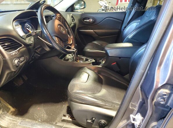 1C4PJMDX8KD317630 2019 JEEP CHEROKEE Gray Widok wnętrza z przodu
