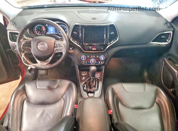 1C4PJMDX8KD360980 2019 JEEP CHEROKEE Maroon Առջևի վահանակի տեսք