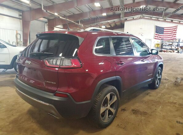 1C4PJMDX8KD360980 2019 JEEP CHEROKEE Maroon Հետևի աջ