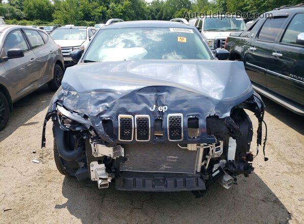 1C4PJMDX8KD480259 2019 JEEP CHEROKEE Blue Вид спереду