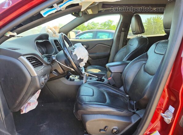 1C4PJMDX8LD617668 2020 JEEP CHEROKEE Burgundy Front interior view