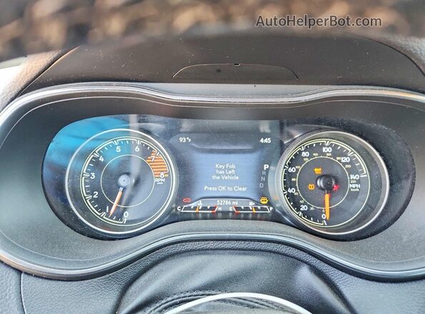 1C4PJMDX8LD617668 2020 JEEP CHEROKEE Burgundy Instrument cluster view