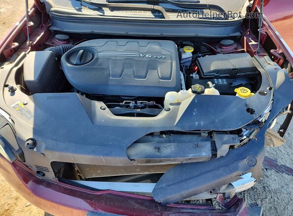 1C4PJMDX8LD617668 2020 JEEP CHEROKEE Burgundy Engine compartment view