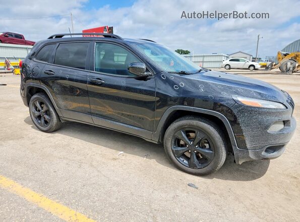 1C4PJMDX9JD541049 2018 JEEP CHEROKEE Черный Передняя правая четверть