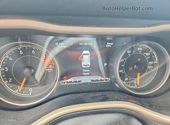 1C4PJMDX9JD546882 2018 JEEP CHEROKEE Black ხელსაწყოთა პანელის ხედი