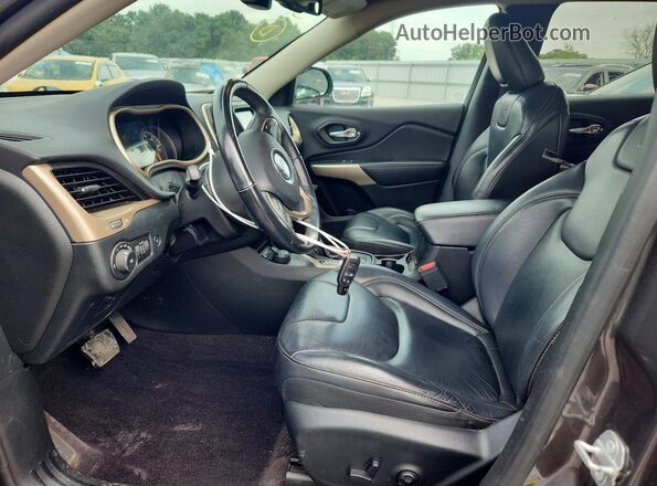 1C4PJMDX9JD546882 2018 JEEP CHEROKEE Black წინა სალონის ხედი