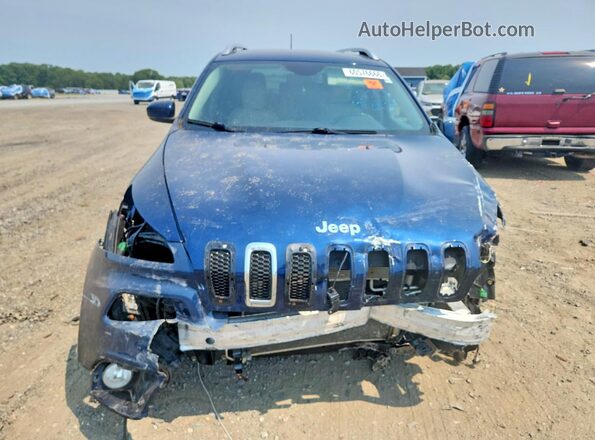 1C4PJMDX9JD554741 2018 JEEP CHEROKEE Blue Դիմացի տեսք