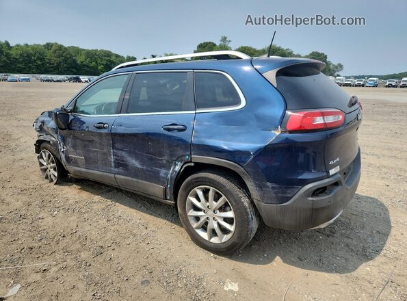 1C4PJMDX9JD554741 2018 JEEP CHEROKEE Blue Հետևի ձախ