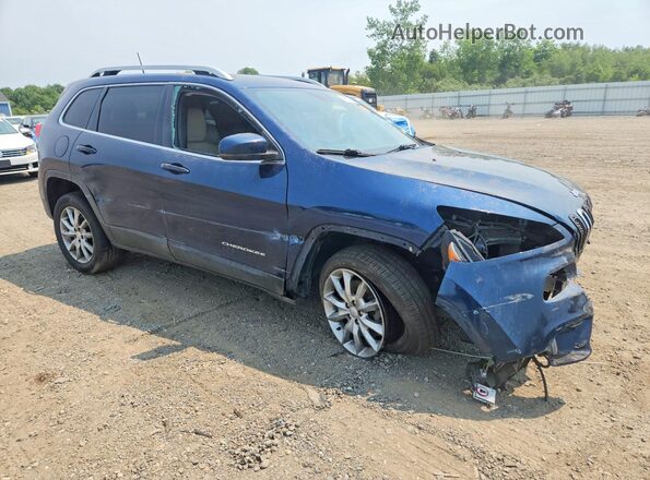 1C4PJMDX9JD554741 2018 JEEP CHEROKEE Blue Առջևի աջ