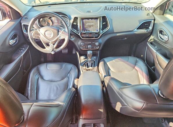 1C4PJMDX9KD282323 2019 JEEP CHEROKEE Black Dashboard view
