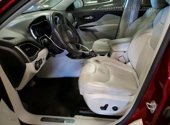 1C4PJMDX9KD430518 2019 JEEP CHEROKEE Бордовый Вид салона спереди