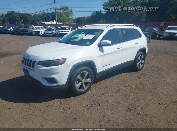 1C4PJMDX9KD441874 2019 JEEP CHEROKEE White Vista tres cuartos delantera izquierda
