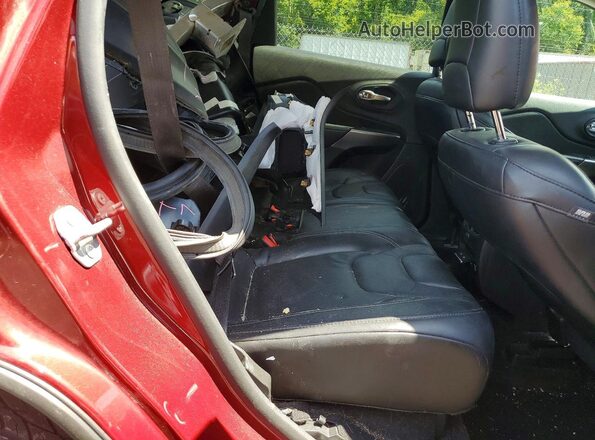1C4PJMDX9LD563894 2020 JEEP CHEROKEE Red Rear seats view