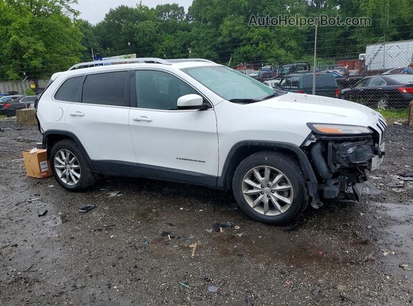 1C4PJMDXXJD616924 2018 JEEP CHEROKEE Белый Передняя правая четверть