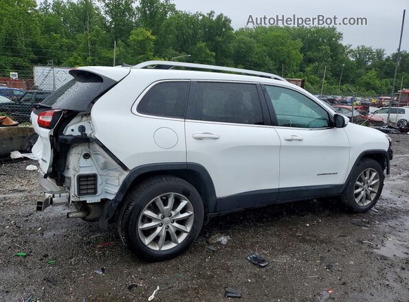 1C4PJMDXXJD616924 2018 JEEP CHEROKEE Белый Задняя правая четверть