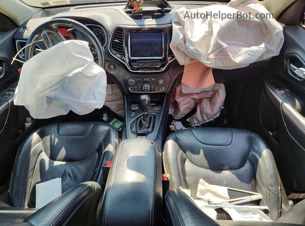 1C4PJMDXXKD389980 2019 JEEP CHEROKEE Silver Dashboard view