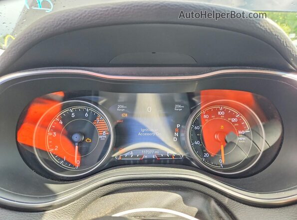 1C4PJMDXXKD465830 2019 JEEP CHEROKEE Черный Вид щитка приборов