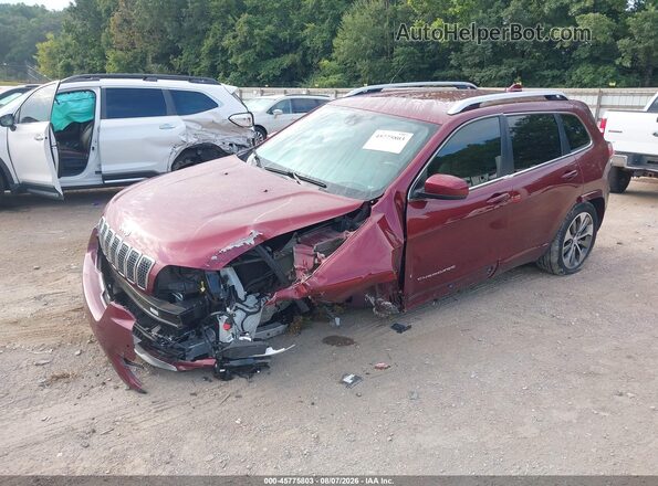 1C4PJMJN6KD487178 2019 JEEP CHEROKEE Red Передня ліва чверть