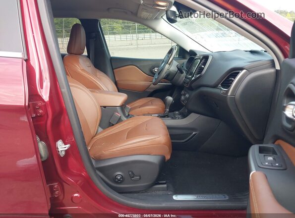 1C4PJMJN6KD487178 2019 JEEP CHEROKEE Red Вид салону спереду