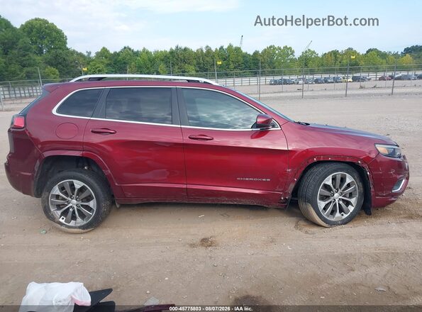 1C4PJMJN6KD487178 2019 JEEP CHEROKEE Red Вид щитка приладів