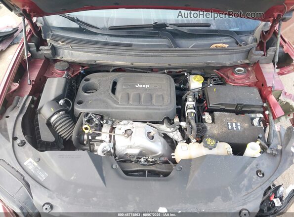 1C4PJMJN6KD487178 2019 JEEP CHEROKEE Red Вид ззаду