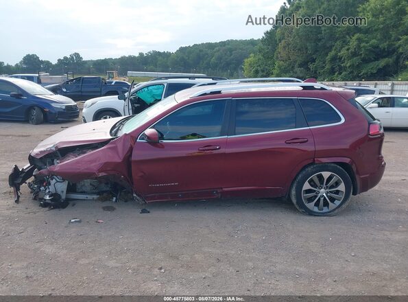1C4PJMJN6KD487178 2019 JEEP CHEROKEE Red Вид задньої частини салону
