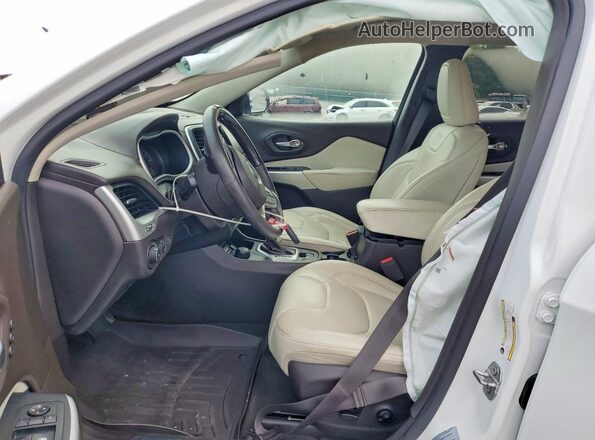 1C4PJMJS0HW601615 2017 JEEP CHEROKEE White წინა სალონის ხედი