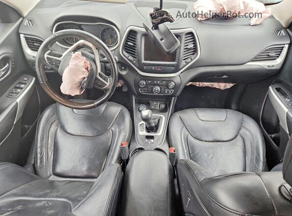 1C4PJMJX8JD594507 2018 JEEP CHEROKEE Gray Widok deski rozdzielczej