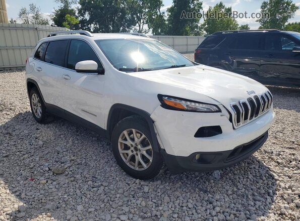 1C4PJMLB0JD555346 2018 JEEP CHEROKEE White Front right