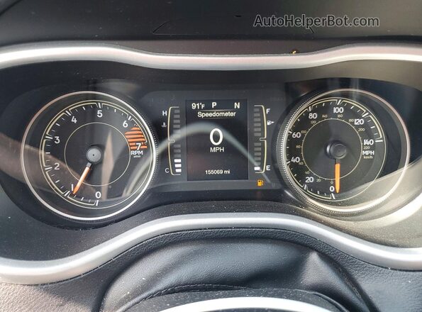 1C4PJMLB0JD555346 2018 JEEP CHEROKEE White Instrument cluster view