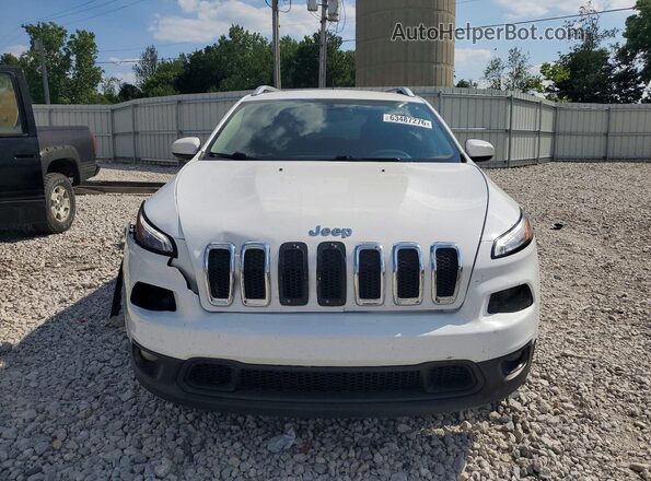 1C4PJMLB0JD555346 2018 JEEP CHEROKEE White Front view