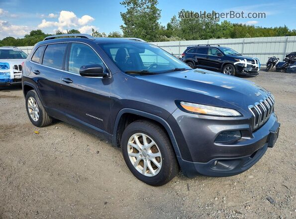 1C4PJMLB1JD520895 2018 JEEP CHEROKEE Gray Delantero derecho