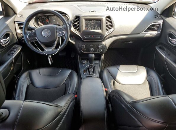 1C4PJMLB1KD101219 2019 JEEP CHEROKEE Темно-бордовый Вид панели приборов