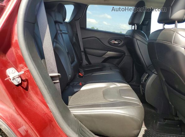 1C4PJMLB1KD101219 2019 JEEP CHEROKEE Темно-бордовый Вид задней части салона