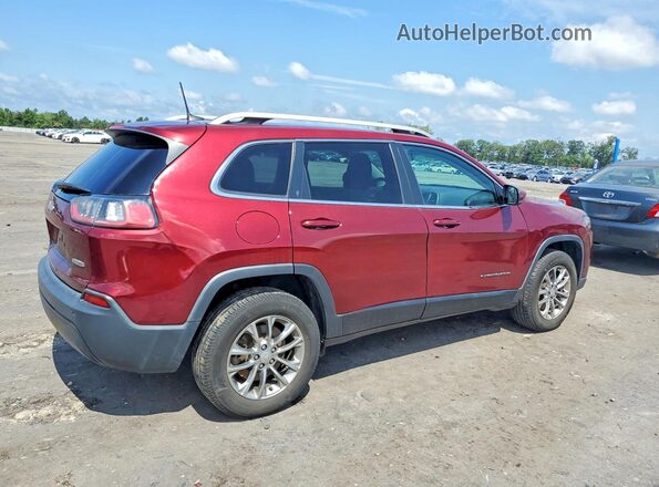 1C4PJMLB1KD101219 2019 JEEP CHEROKEE Темно-бордовый Задняя правая четверть