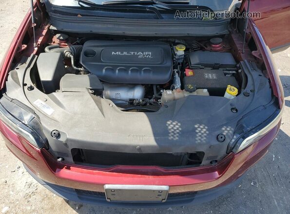 1C4PJMLB1KD101219 2019 JEEP CHEROKEE Темно-бордовый Вид подкапотного пространства