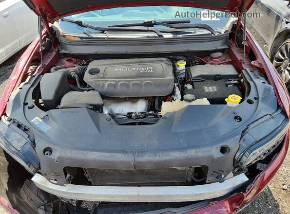 1C4PJMLB1KD195005 2019 JEEP CHEROKEE Burgundy Vista del compartimento del motor