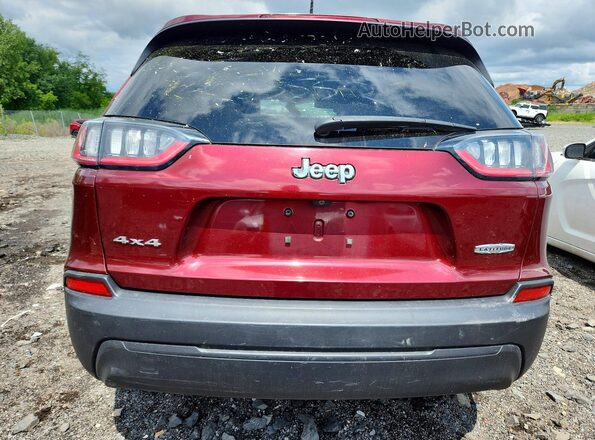 1C4PJMLB1KD195005 2019 JEEP CHEROKEE Burgundy Vista trasera