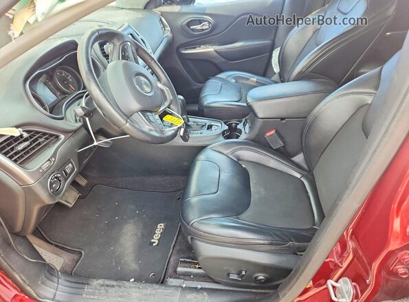 1C4PJMLB1KD195005 2019 JEEP CHEROKEE Burgundy Vista interior delantera