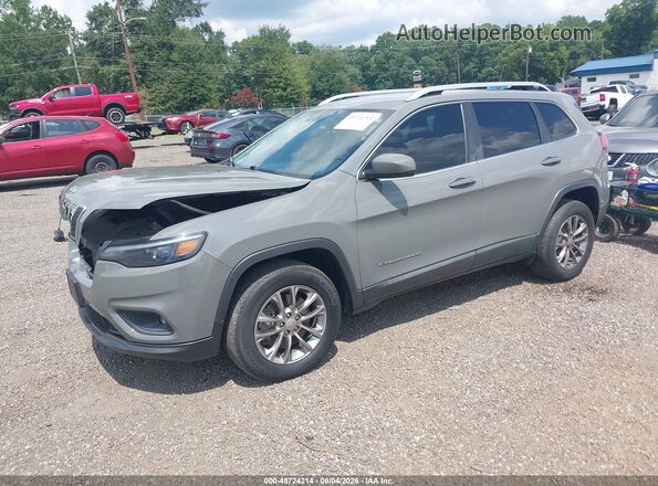 1C4PJMLB1KD424704 2019 JEEP CHEROKEE Серый Передняя левая четверть