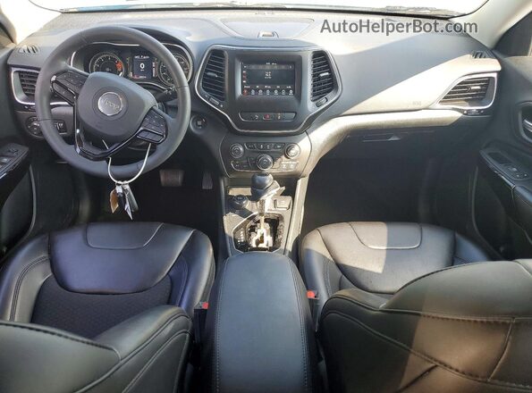 1C4PJMLB1MD242102 2021 JEEP CHEROKEE Blue Widok deski rozdzielczej